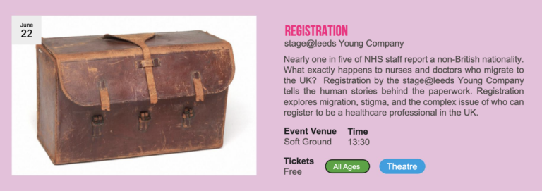 This is an image of an event: Registration - a play by Stage@Leeds Young Company