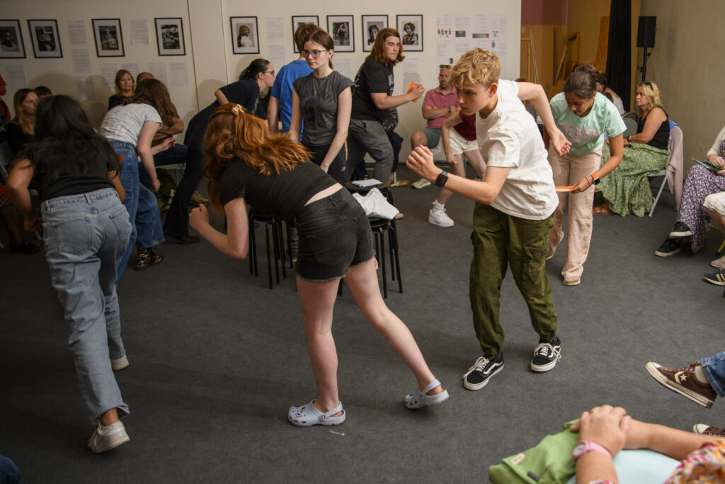 image of Stage@Leeds Young Company team performing