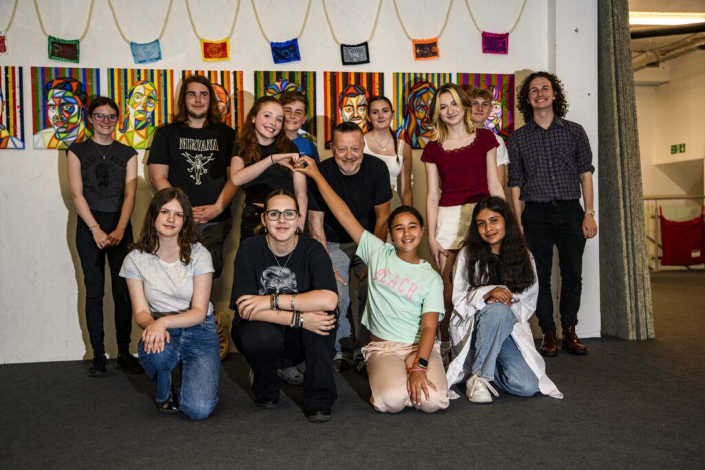 image of Stage@Leeds Young Company team performing